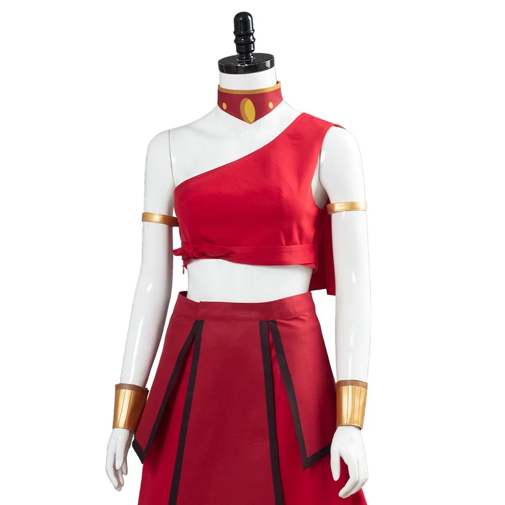 Avatar: the last Airbender Women Dress Outfit Katara Cosplay Costume  Halloween Carnival Costume