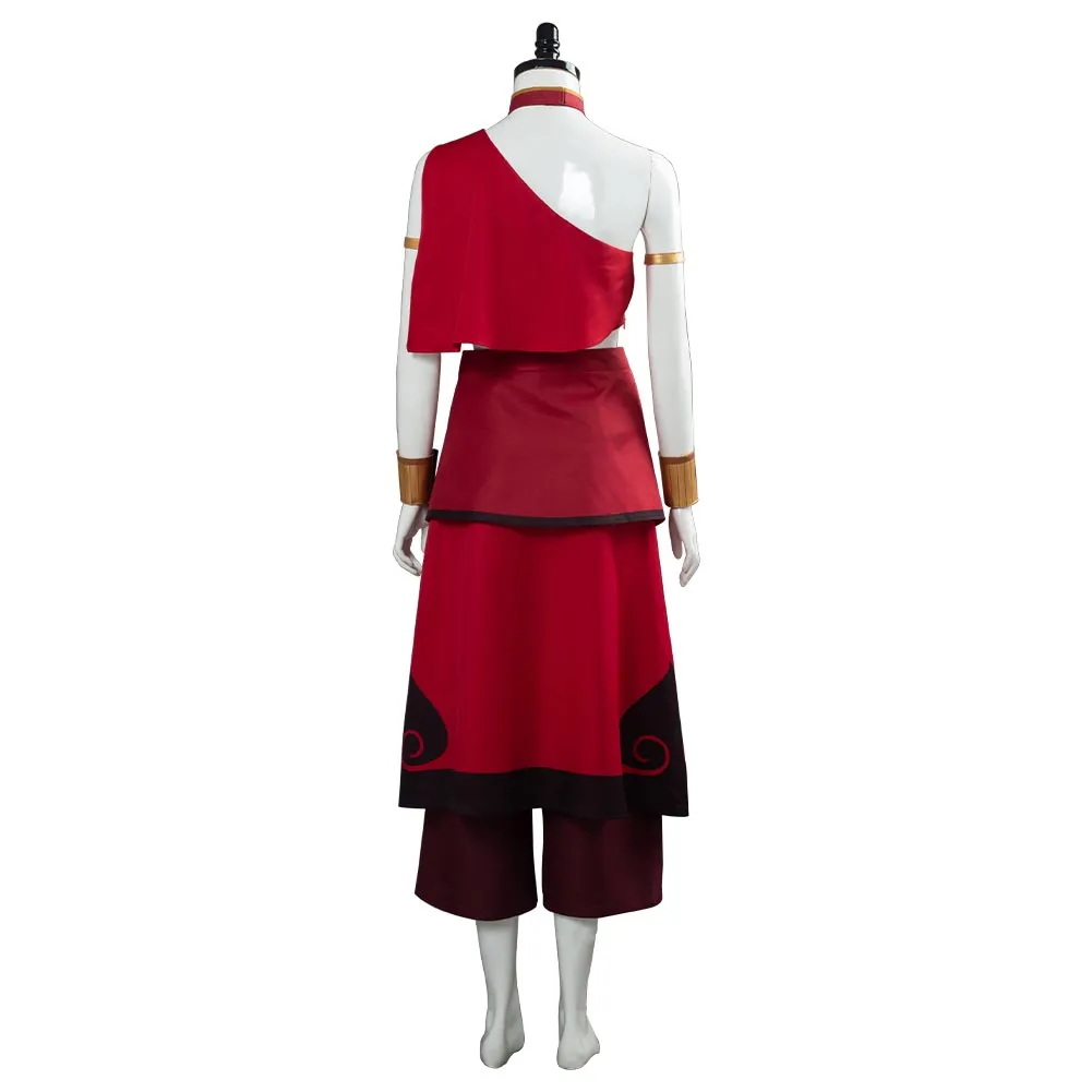 Avatar: the last Airbender Women Dress Outfit Katara Cosplay Costume  Halloween Carnival Costume