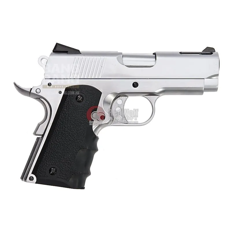 AW V10 Ultra Compact GBB Pistol (Silver/Silver)