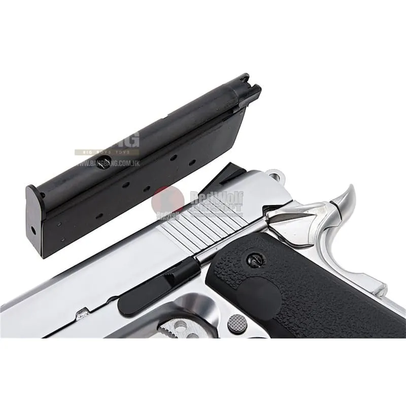AW V10 Ultra Compact GBB Pistol (Silver/Silver)