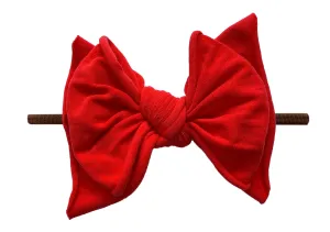 Baby Bling Cherry / Brown FAB-BOW-LOUS Skinny Headband