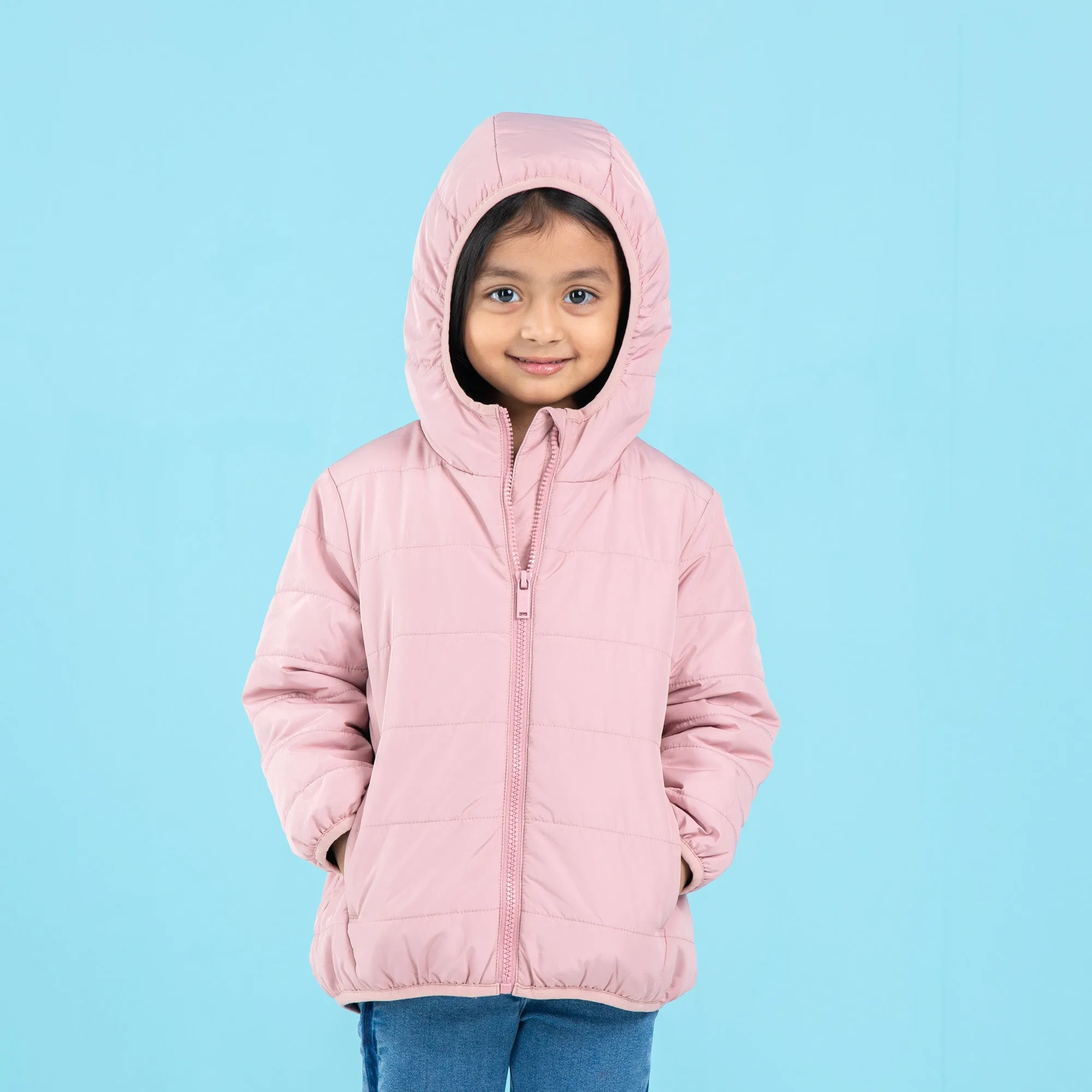 Baby Girls Quilting Jacket- Light Pink