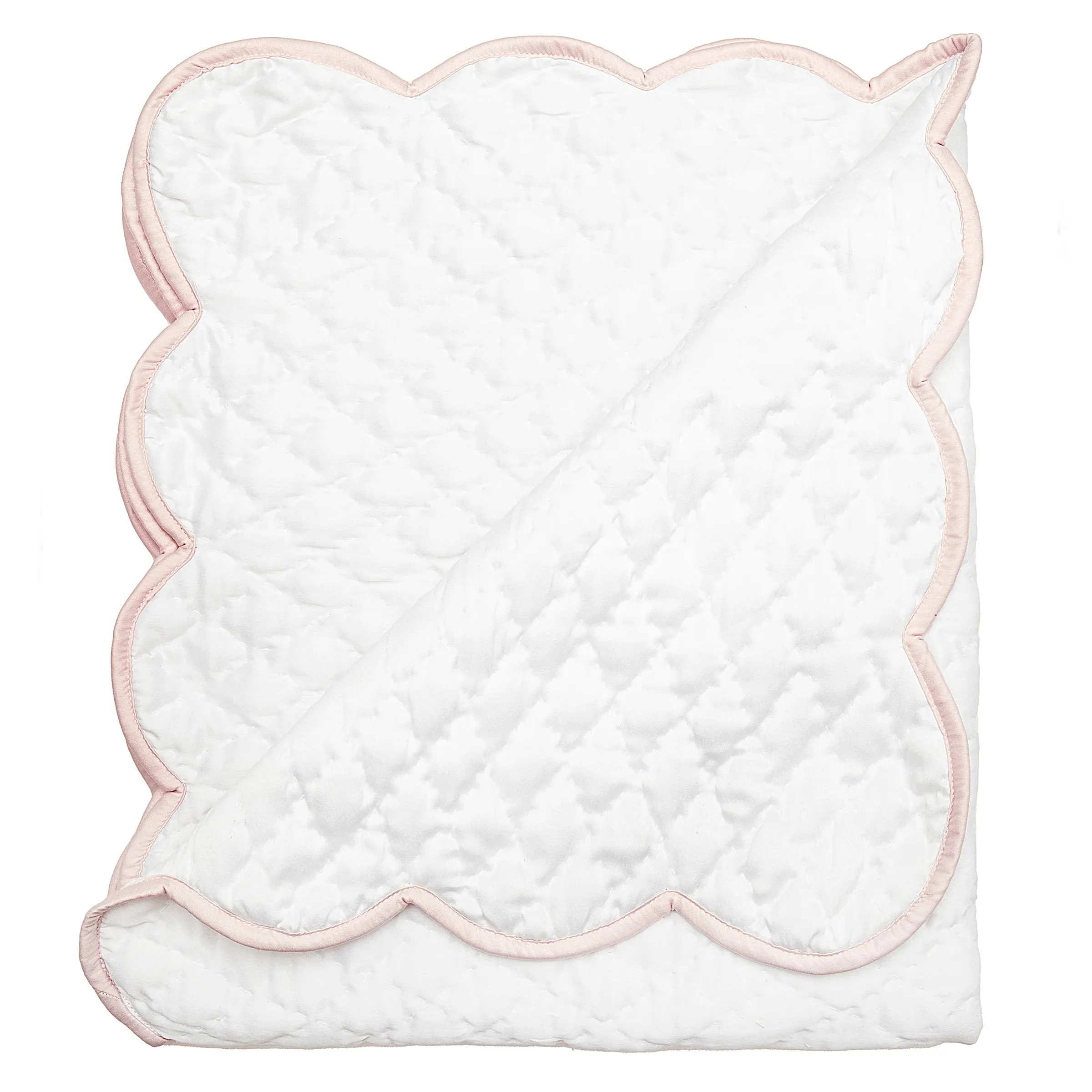 Baby Hand Quilted Satin Blanket