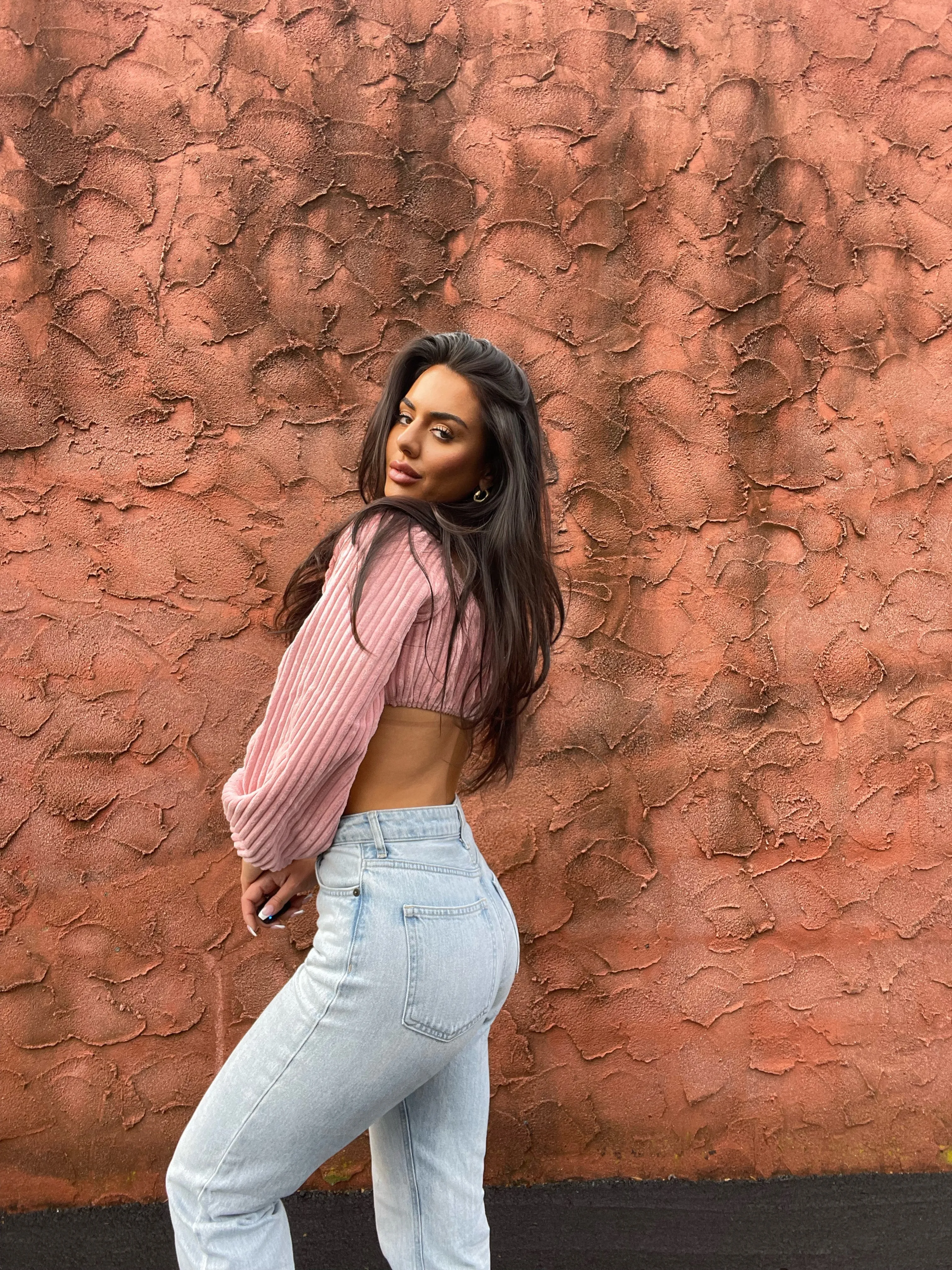 Baby Pink Crop