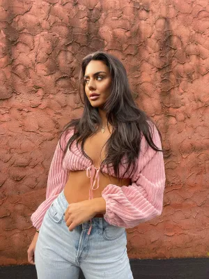 Baby Pink Crop