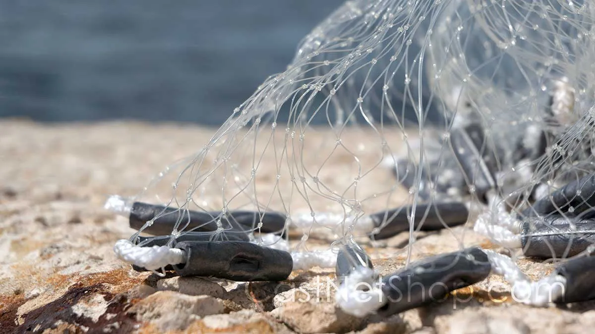 Bait Buster Menhaden Cast Nets CMN-BB12, 12 ft. Radius, 5/8" Sq. Mesh