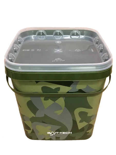 BAIT TECH 5L Camo Bucket & Lid
