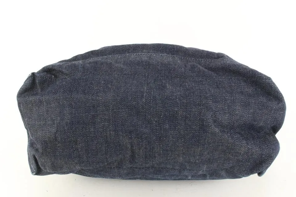 Balenciaga Denim Classic Hardware Day Hobo Black 89ba52s