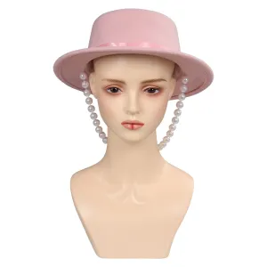 Barbie 2023 Cosplay Pink Hat Cap Halloween Carnival Costume Accessories