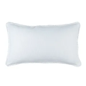 Battersea King Pillow White Cotton 20X36 (Insert Included)