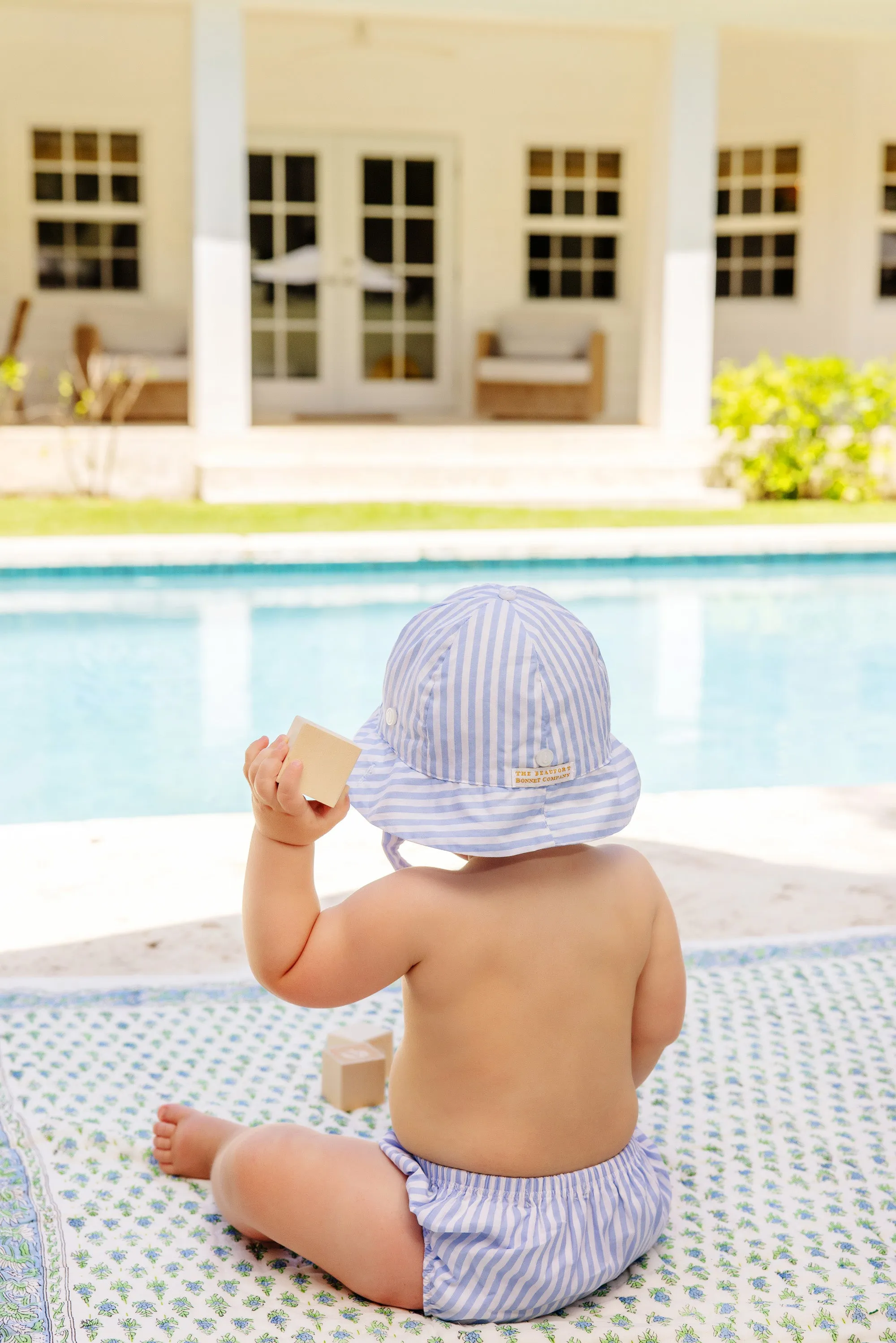Beaufort Bucket - Beale Street Blue Stripe