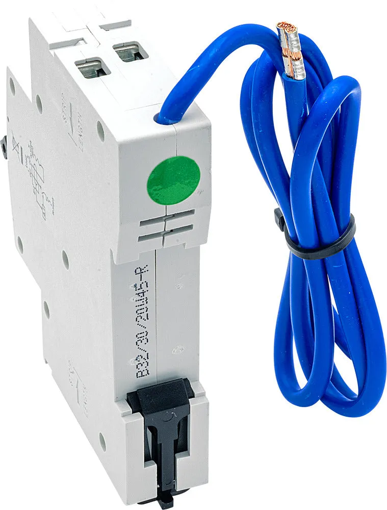 BG CUCRB32 32A SP 1 Module B Curve 6kA 30mA Type AC Compact RCBO