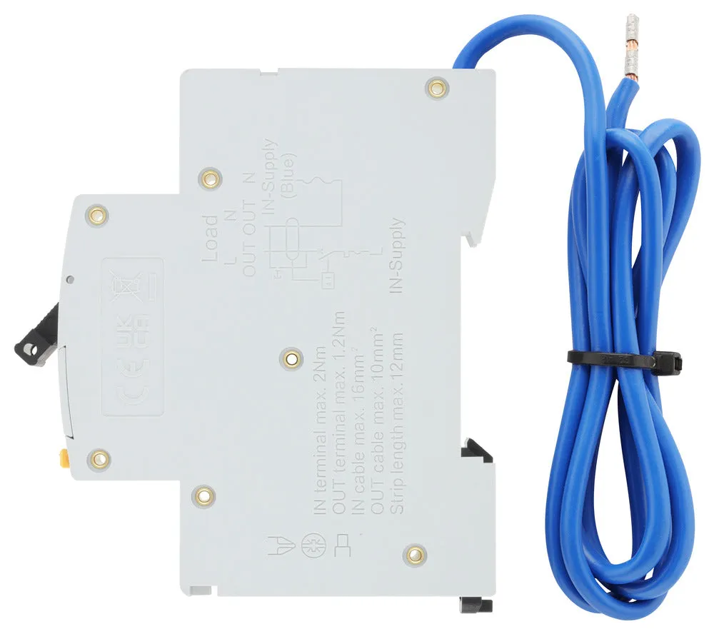 BG CUCRC40A 40A SP 1 Module C Curve 6kA 30mA Type A Compact RCBO