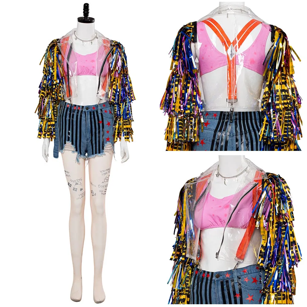 Birds of Prey (And the Fantabulous Emancipation of One Harley Quinn) Cheerleader Outfit Cosplay Costume