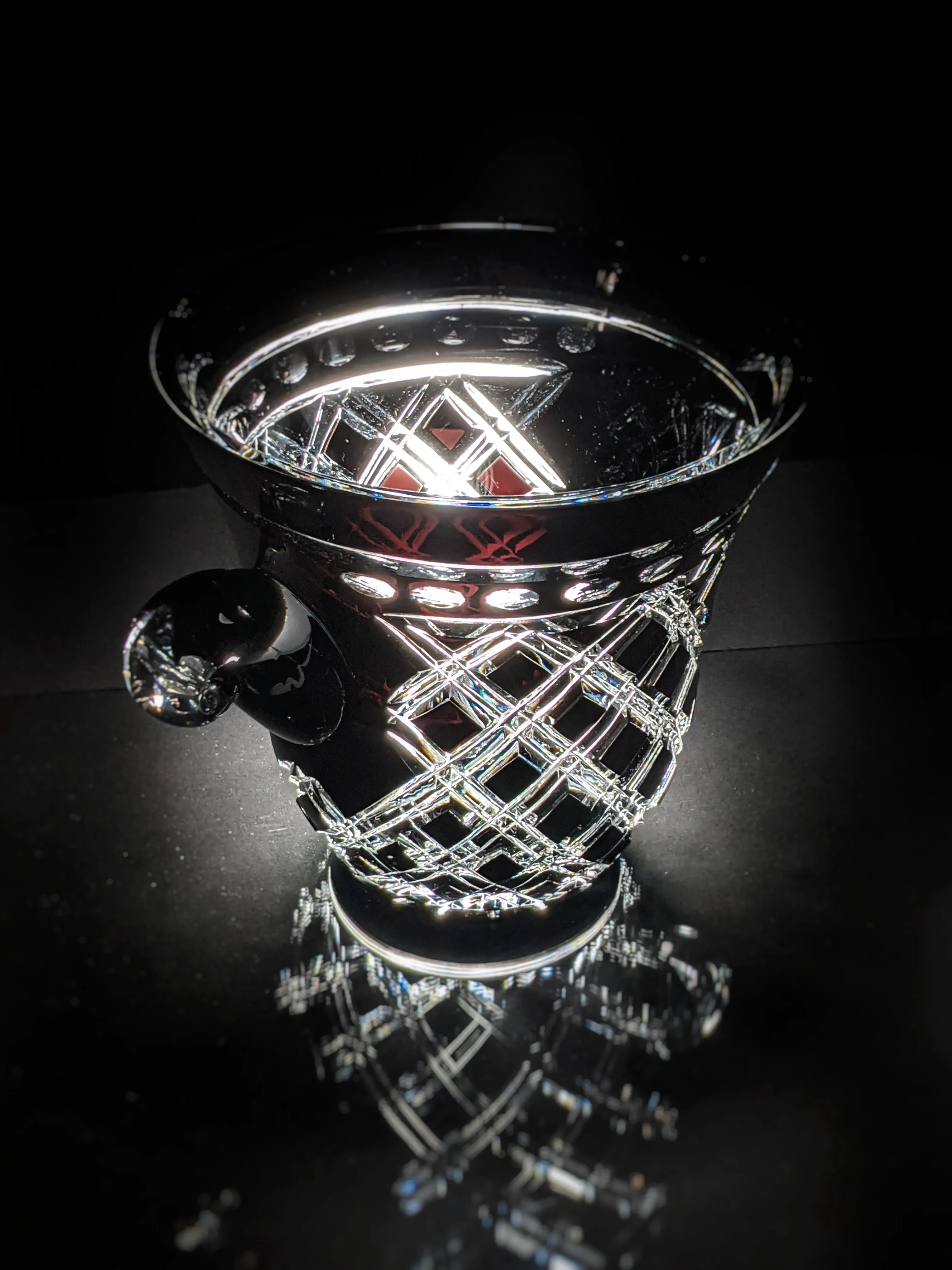 Black Crystal Champagne Ice bucket without  the original box