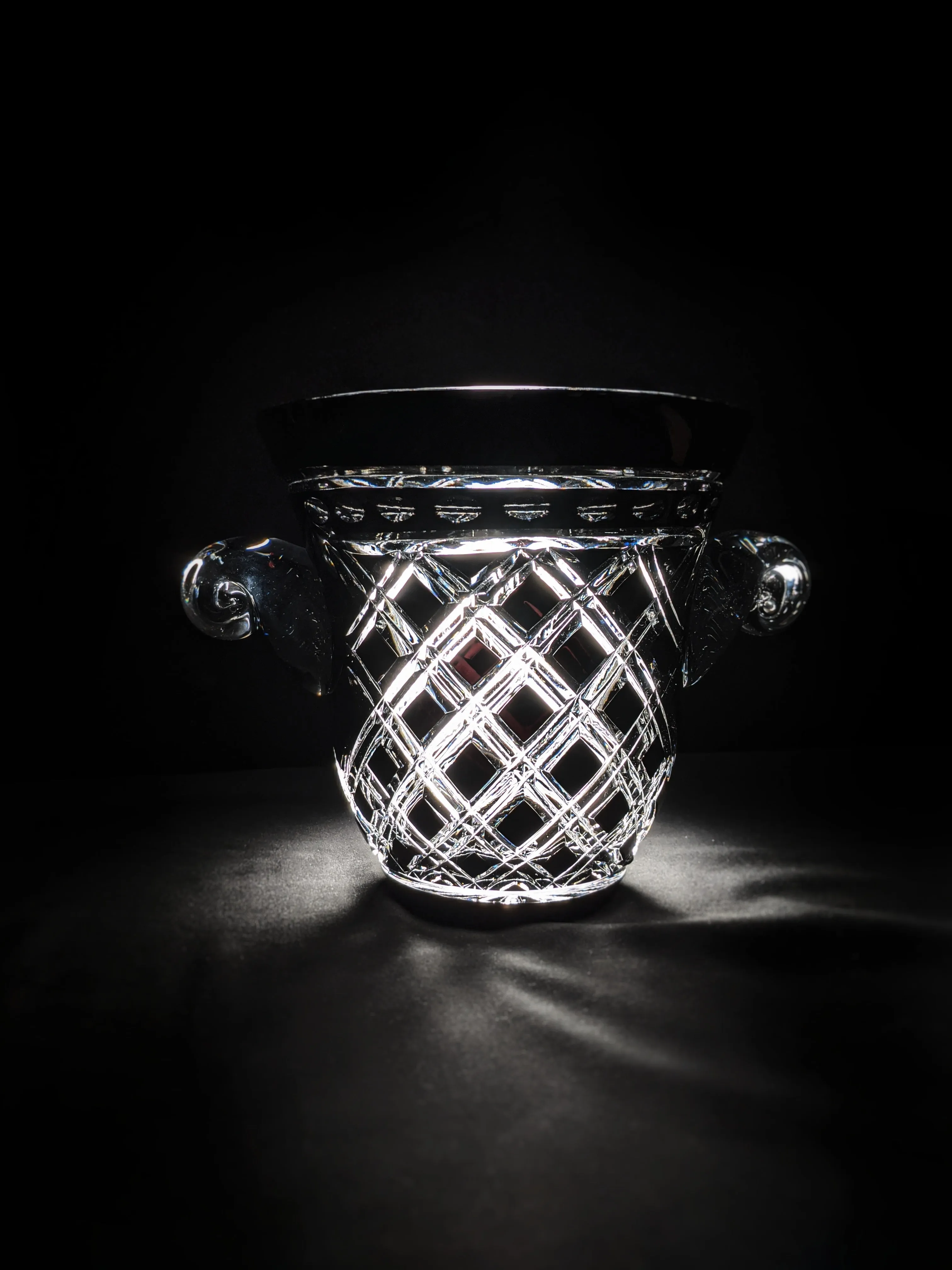 Black Crystal Champagne Ice bucket without  the original box