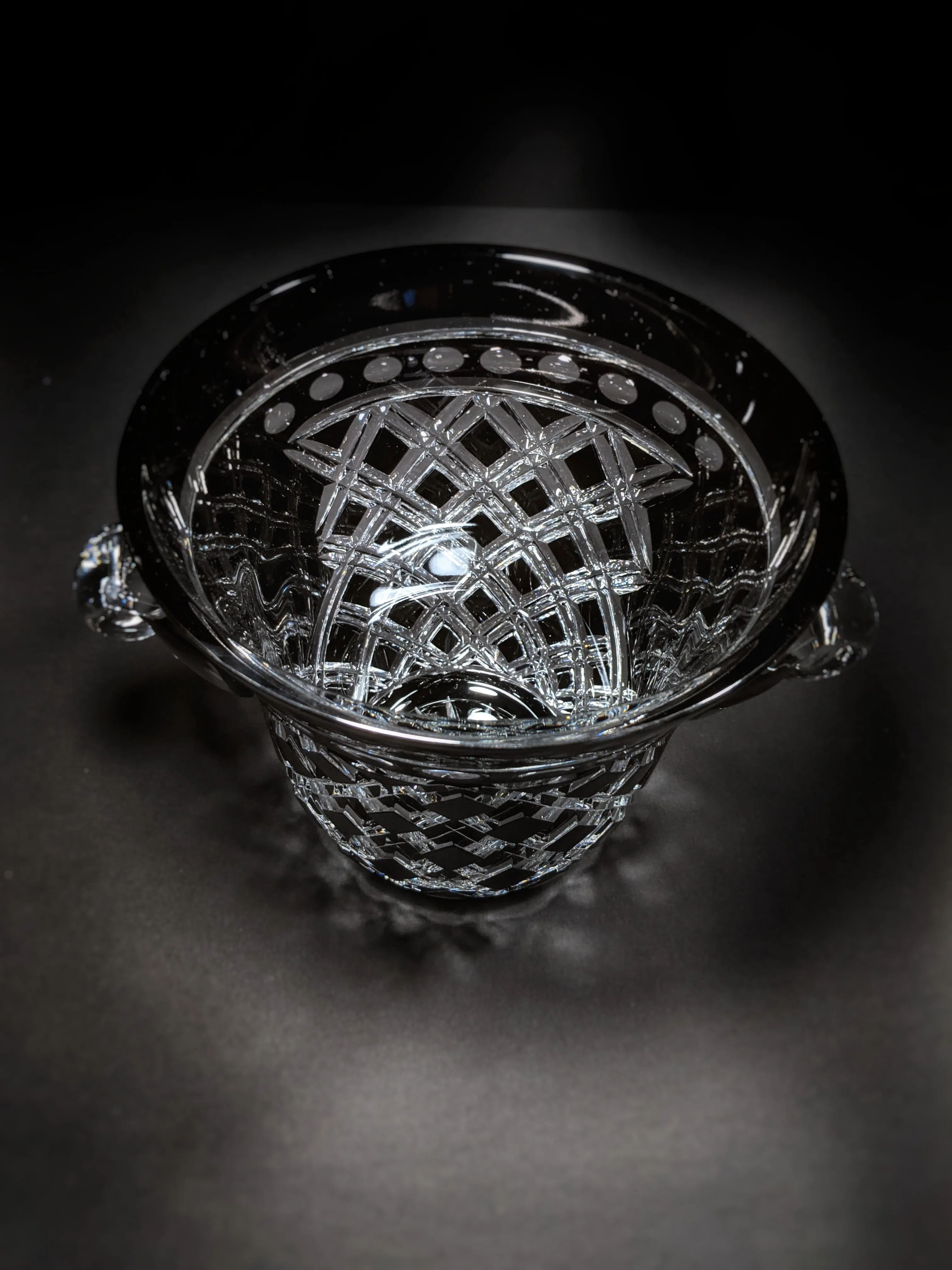 Black Crystal Champagne Ice bucket without  the original box