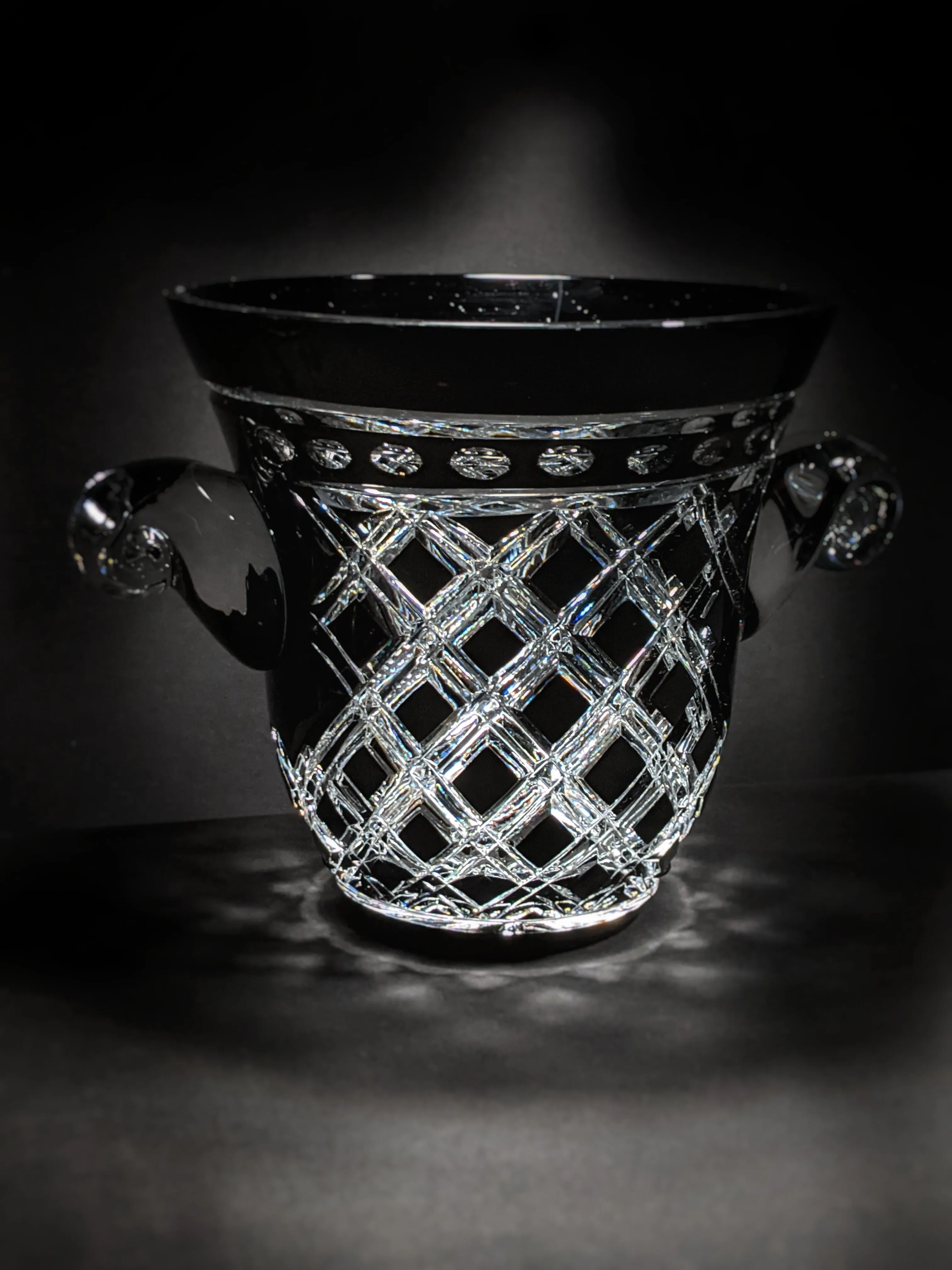 Black Crystal Champagne Ice bucket without  the original box