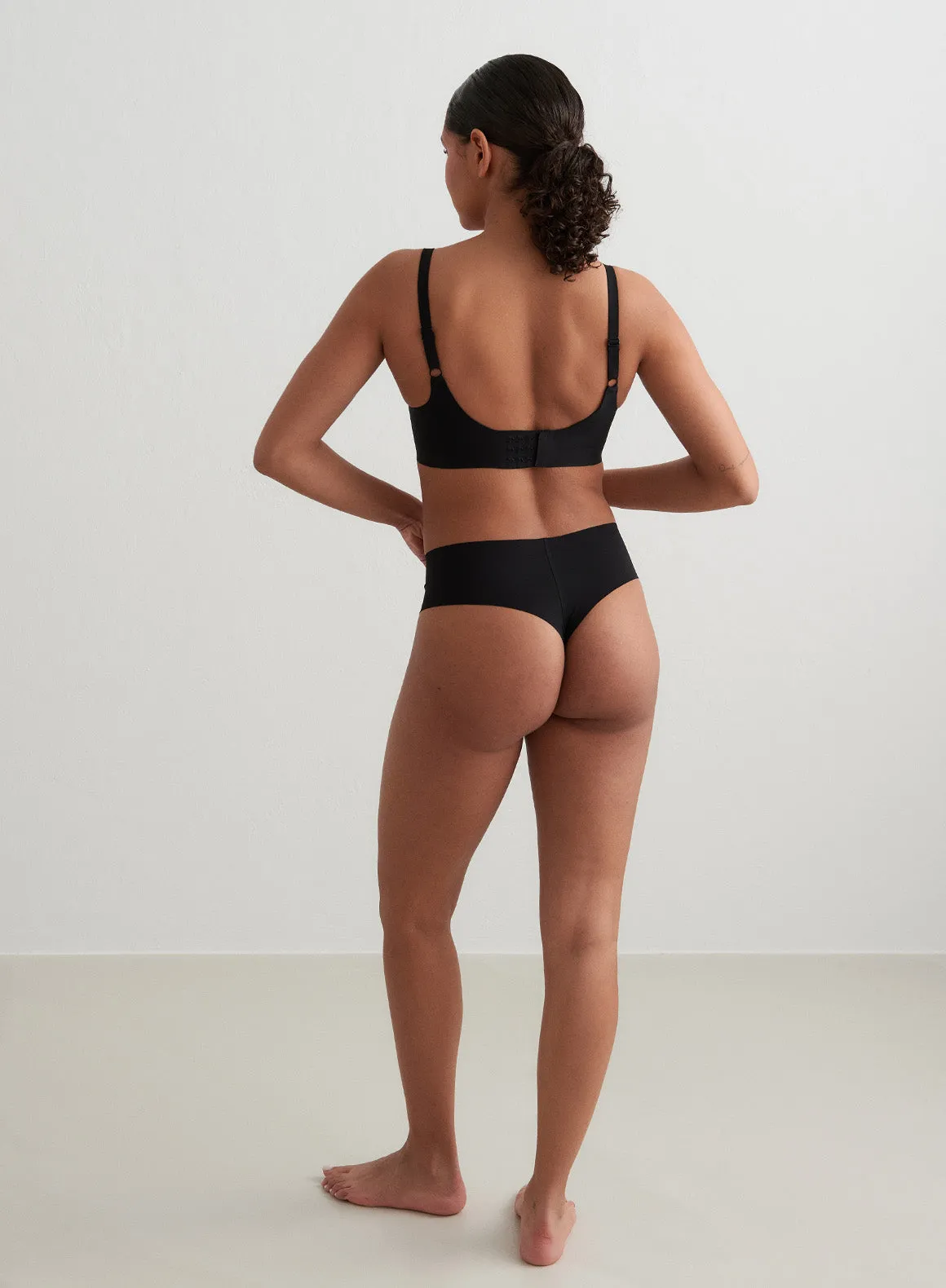 Black Soft Cheeky Hipster