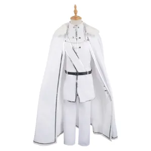 Blue Lock White Military Uniform Cosplay Costume Outfits