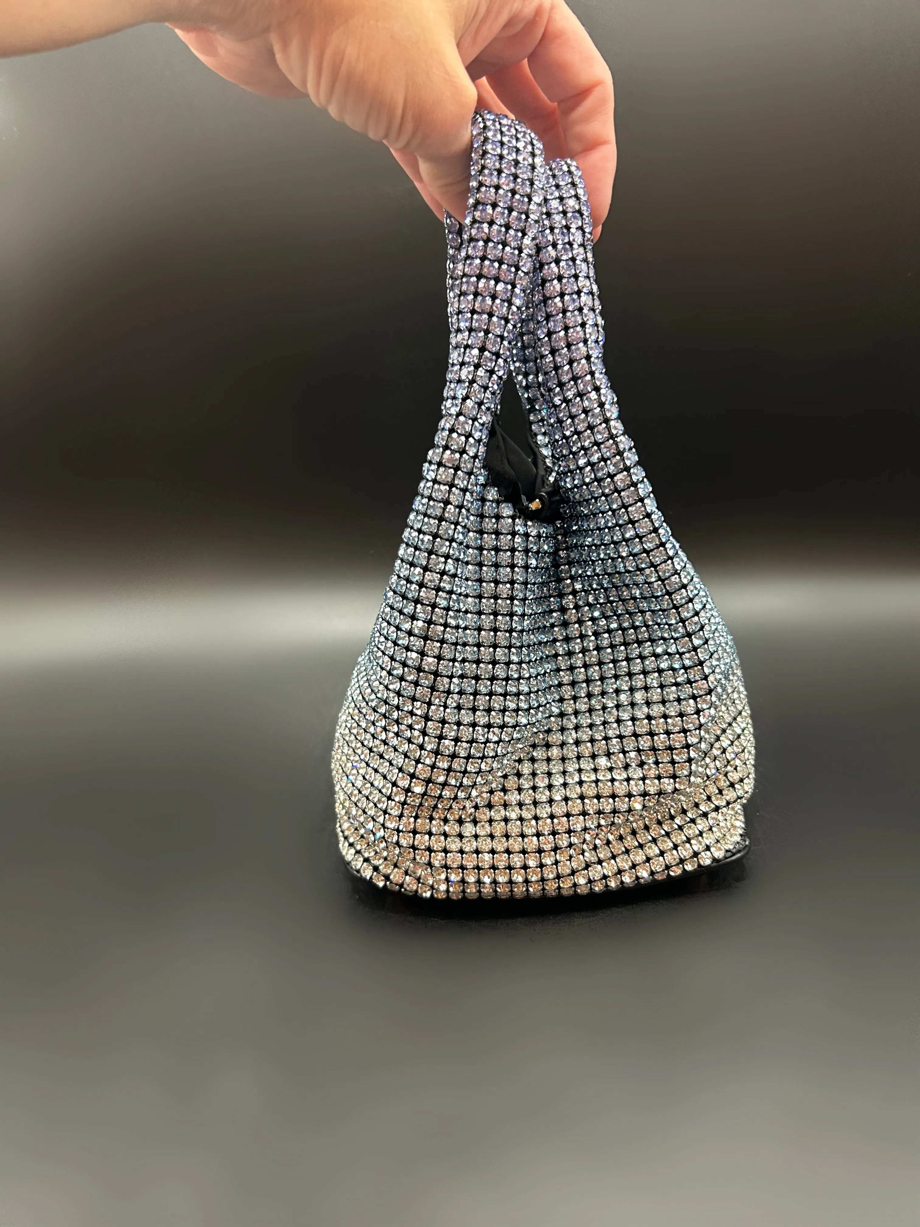 Blue Ombré Bucket Bag