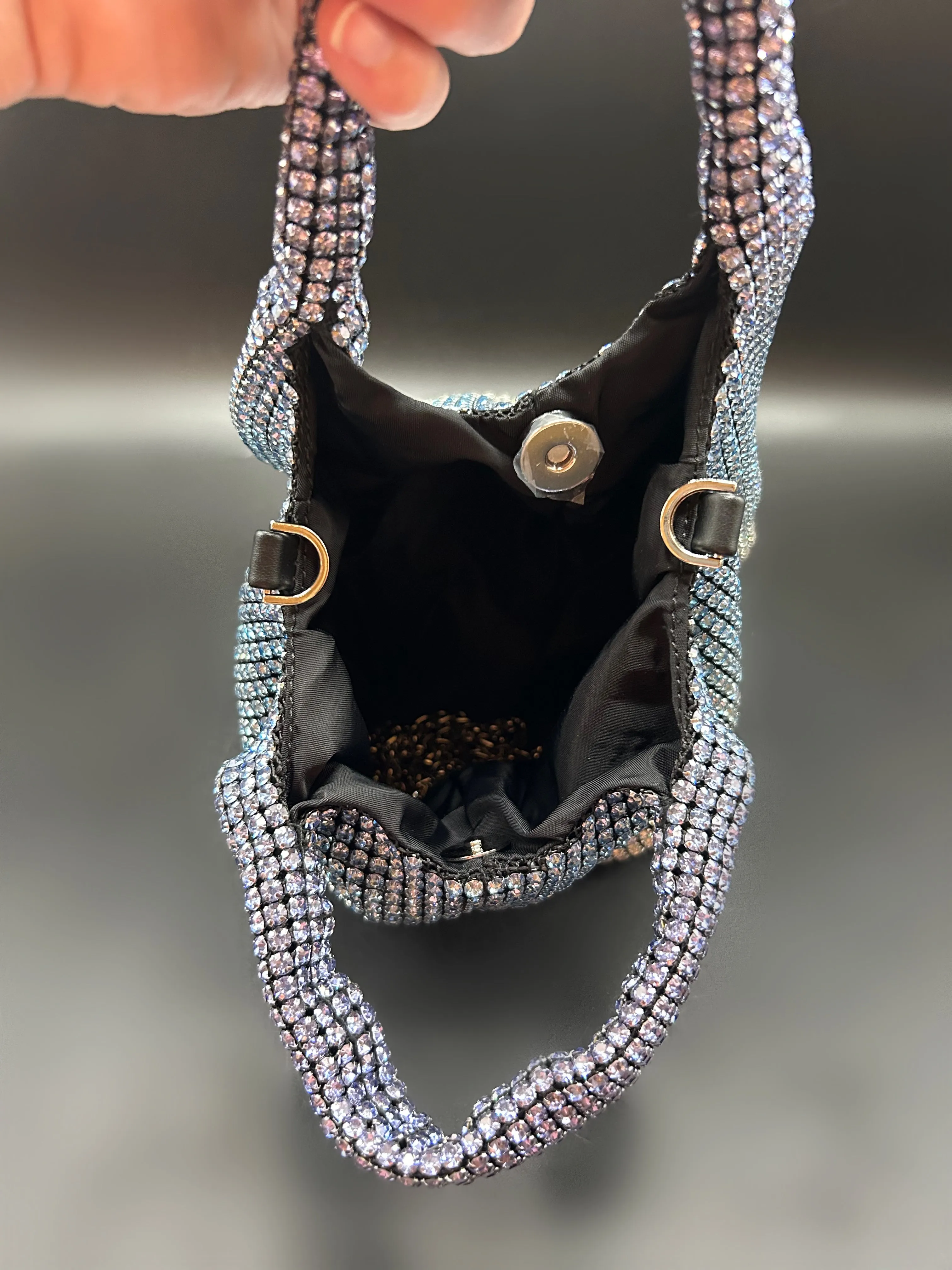 Blue Ombré Bucket Bag