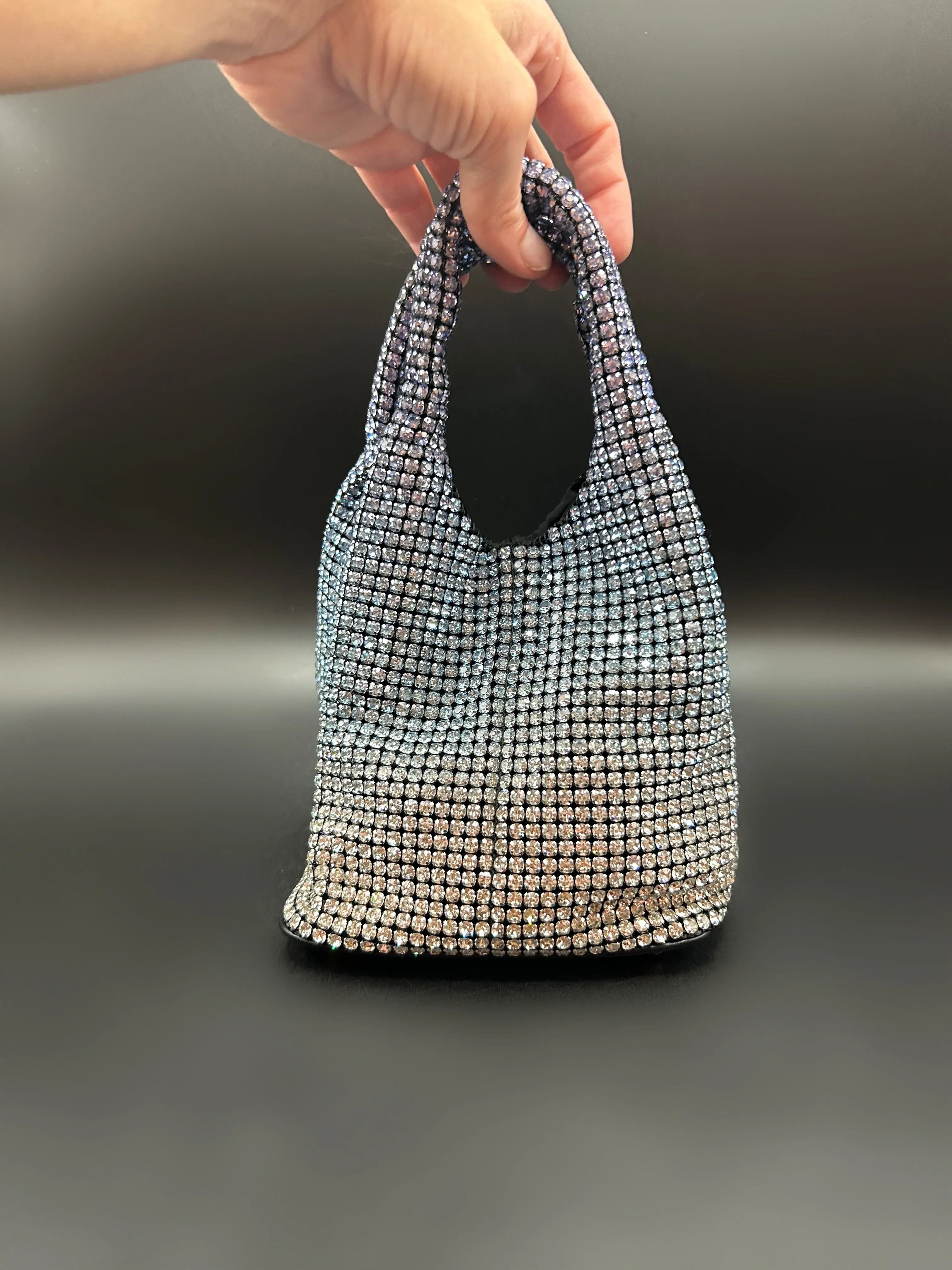 Blue Ombré Bucket Bag