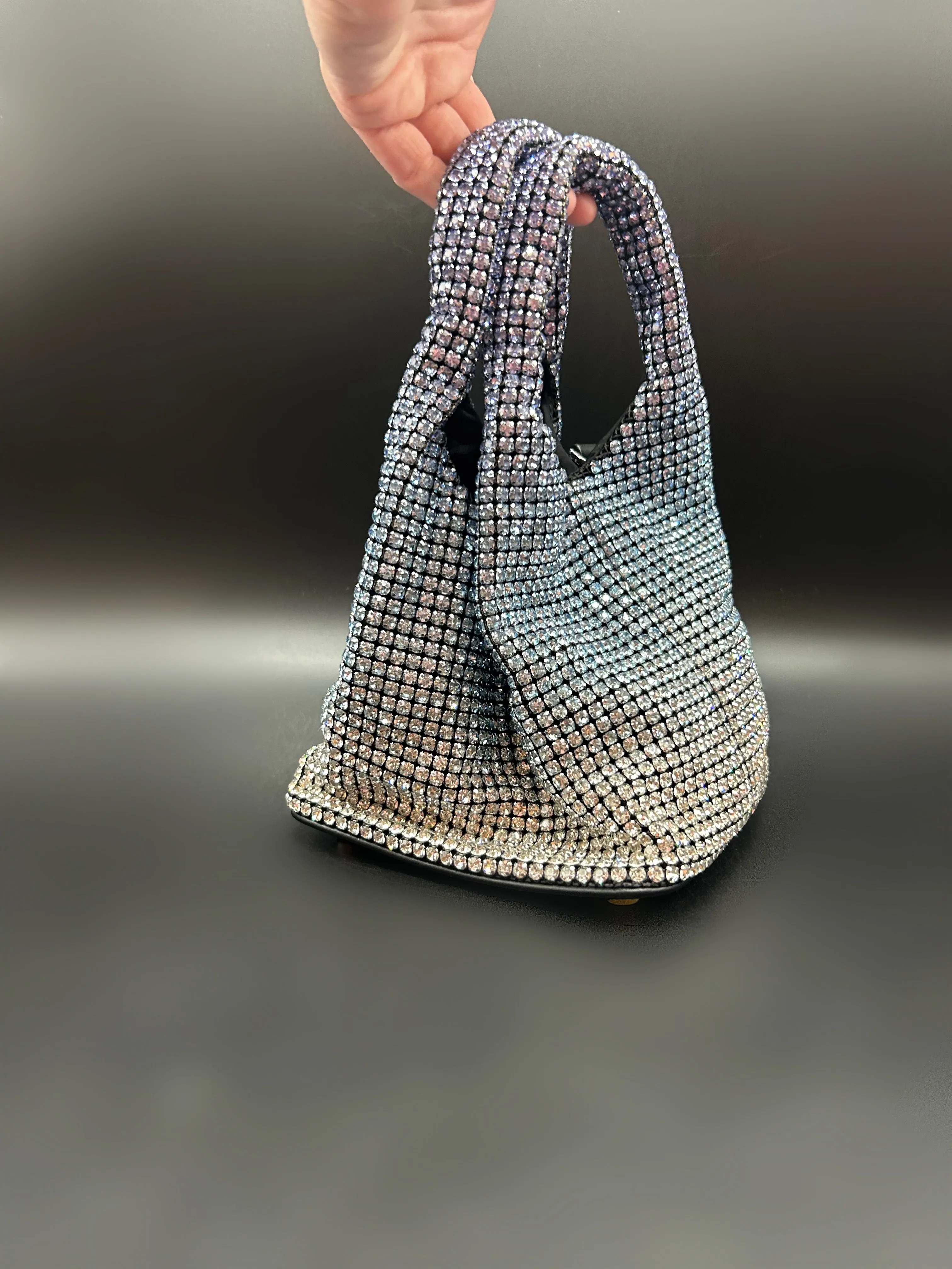 Blue Ombré Bucket Bag
