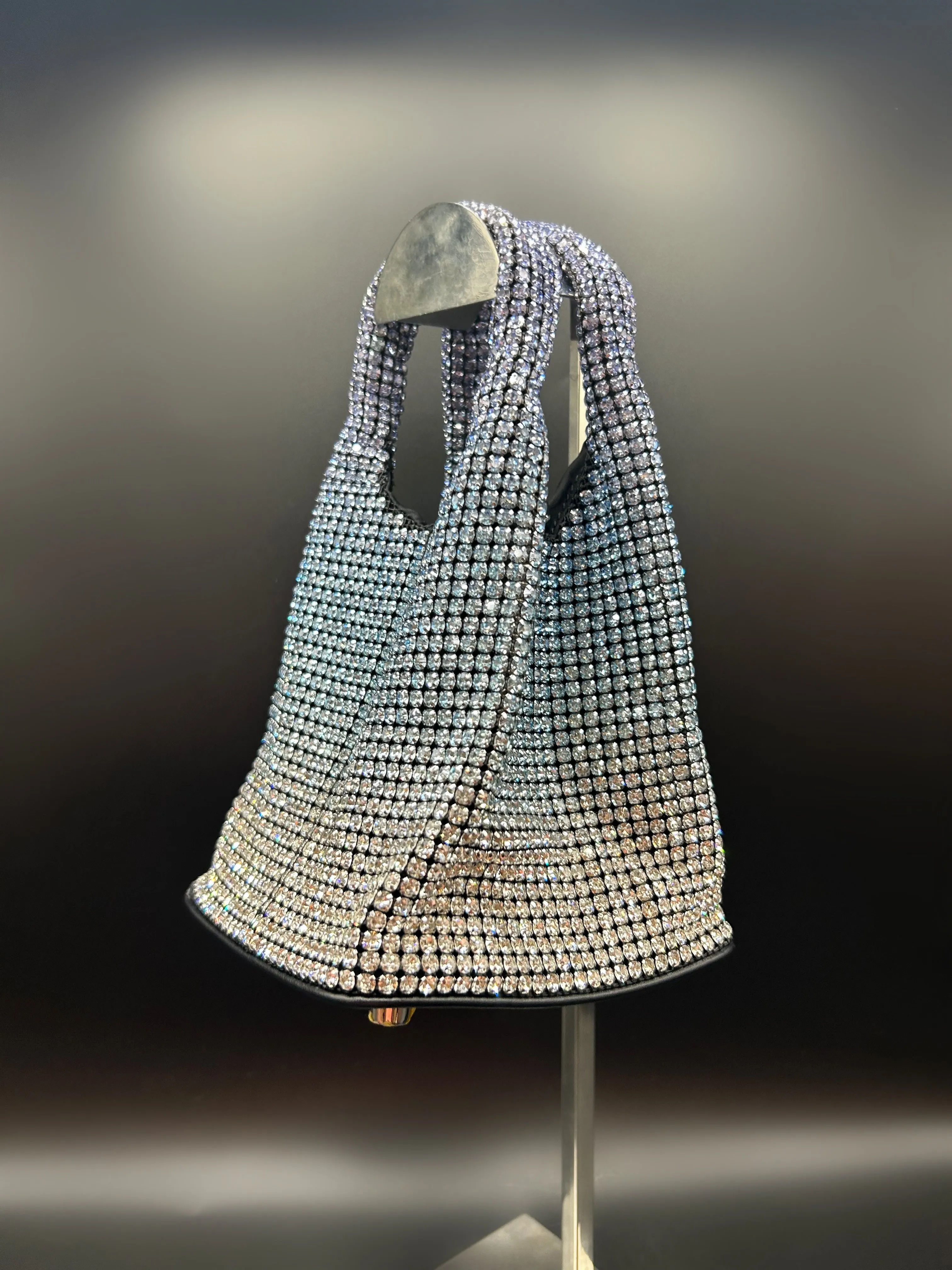 Blue Ombré Bucket Bag