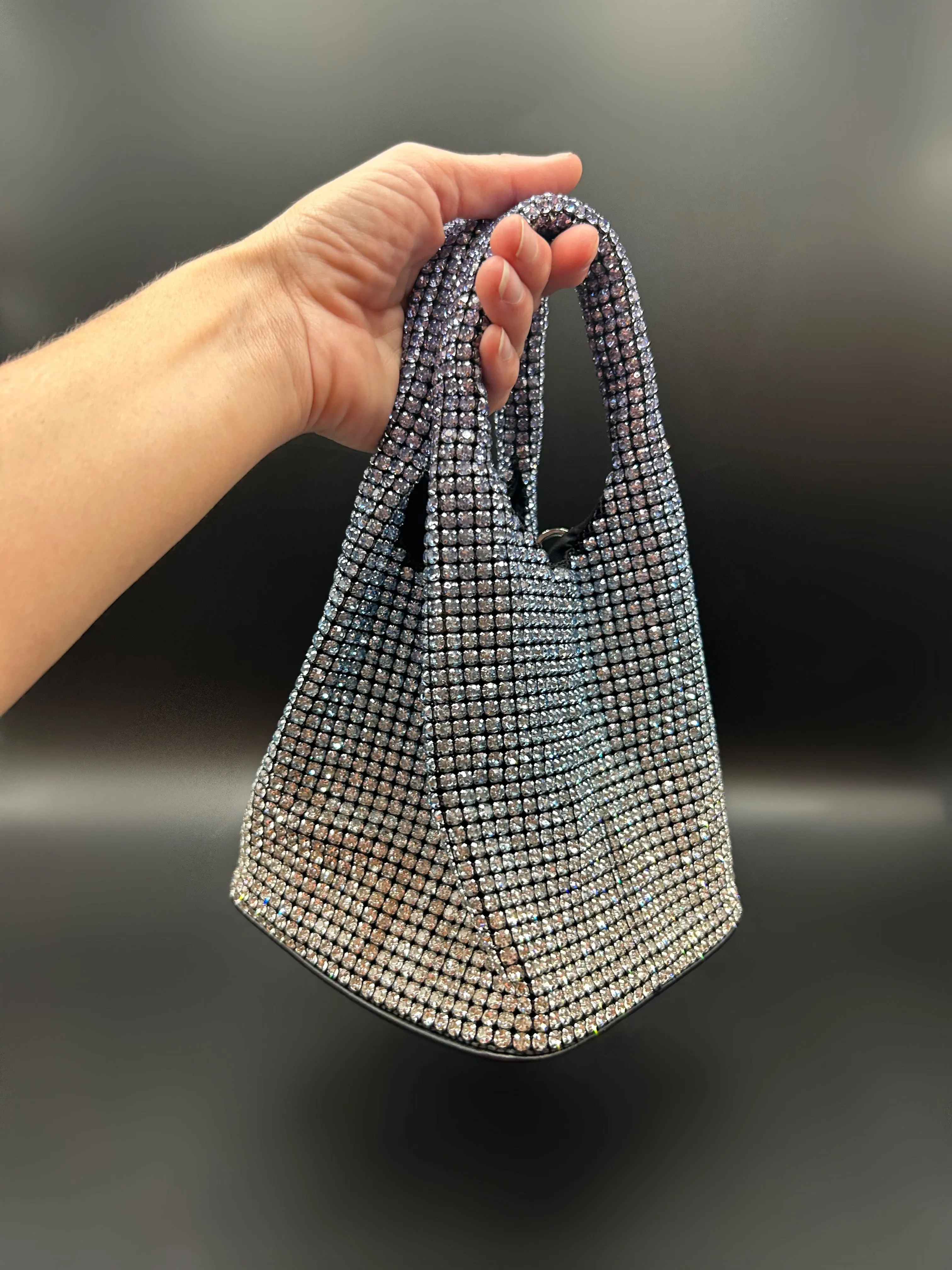 Blue Ombré Bucket Bag