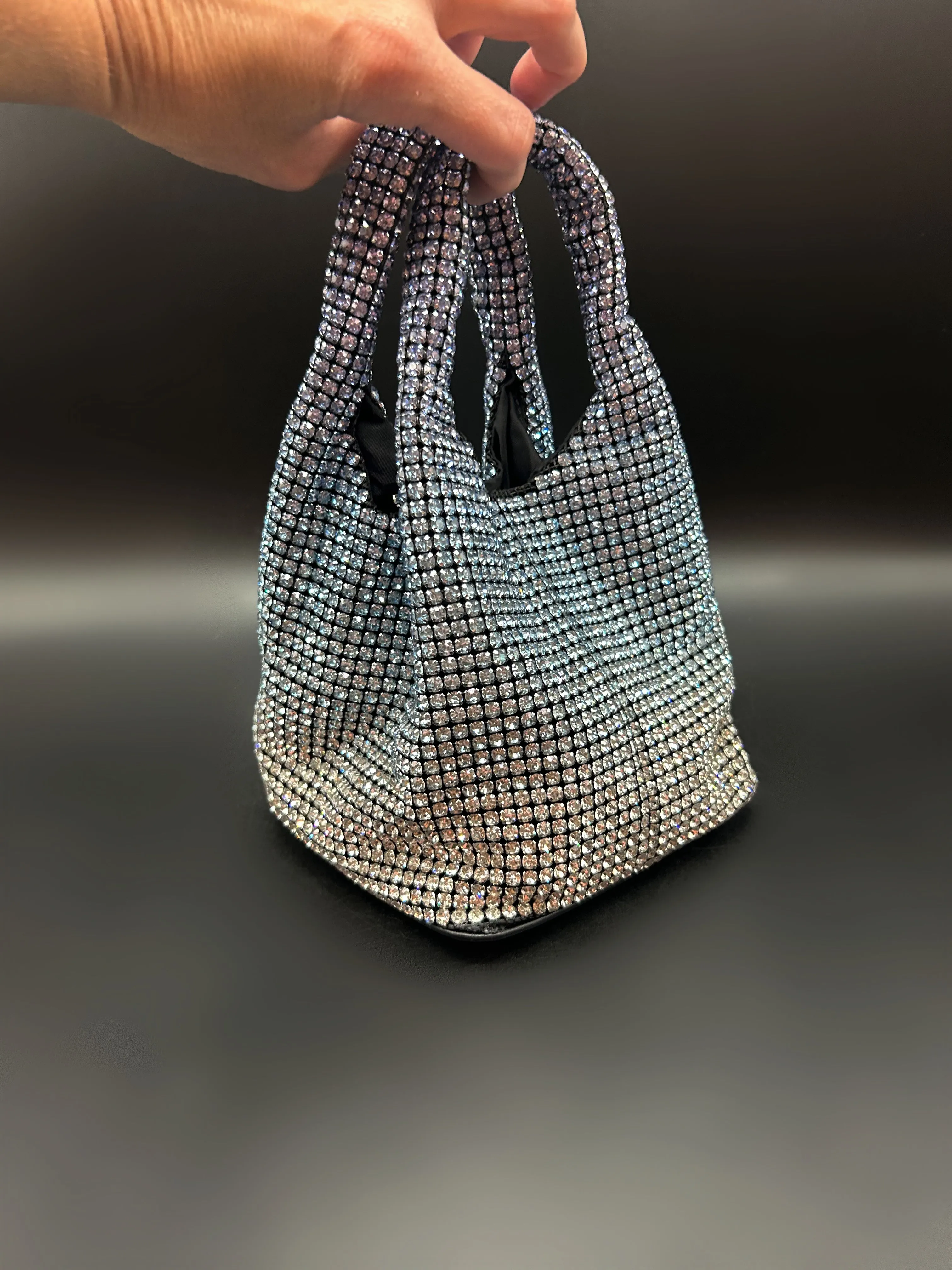 Blue Ombré Bucket Bag