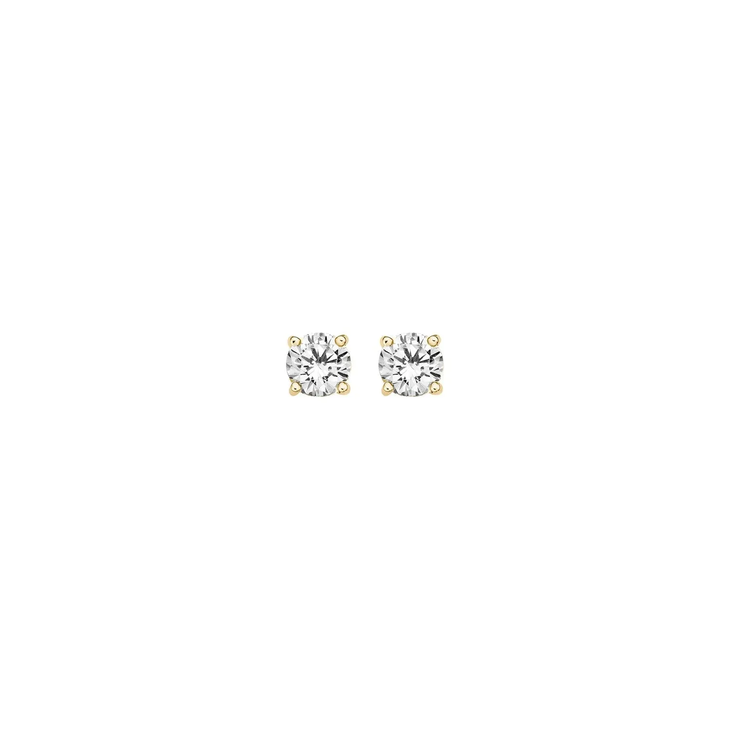 Blush - Boucles d'oreilles - Or Jaune 14k, Zircon (7127YZI)