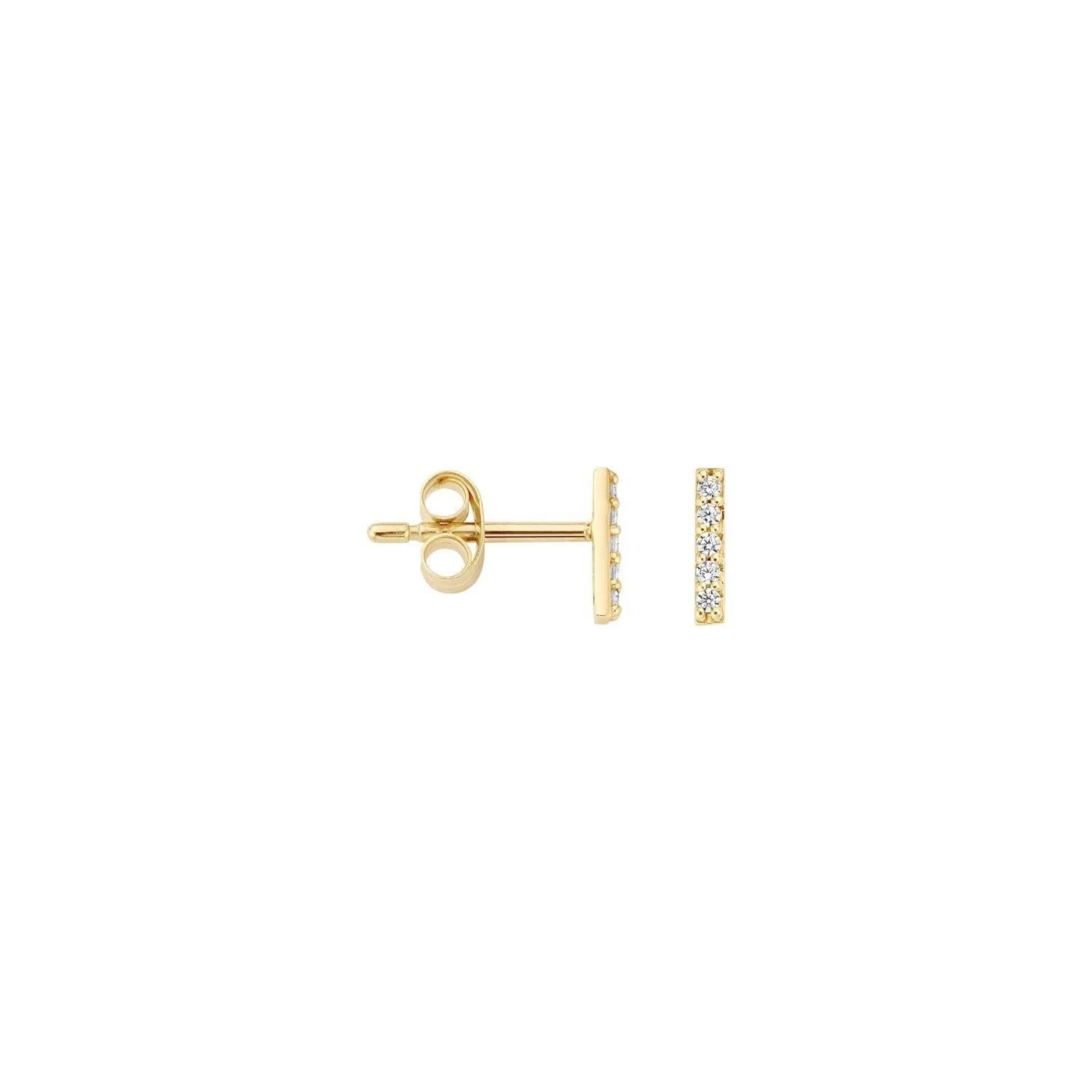 Blush - Boucles d'oreilles - Or Jaune 14k, Zircon (7196YZI)