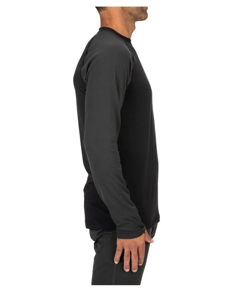 Bluza termo SIMMS Lightweight Baselayer Top Black