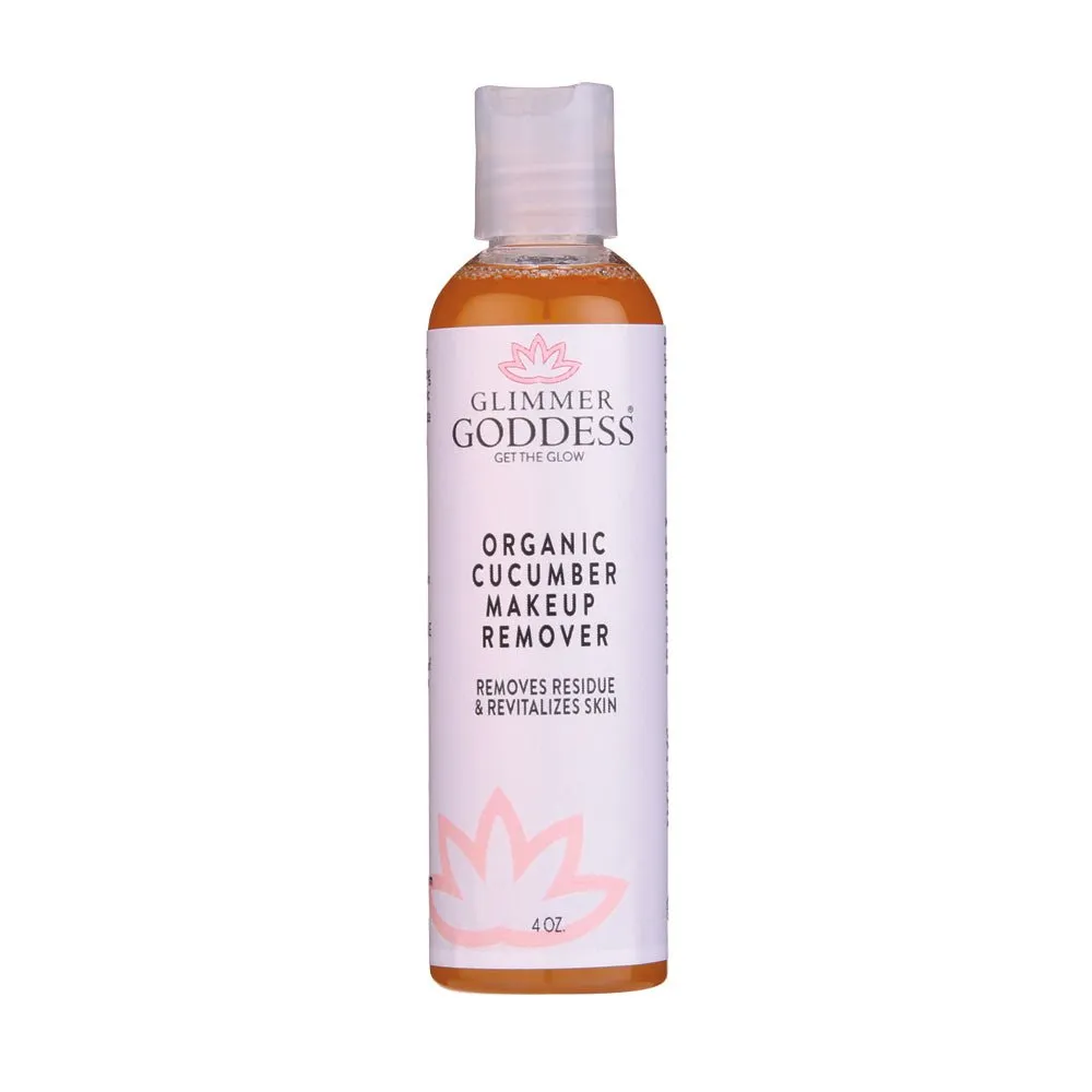 BodiModi's Glimmer Goddess Travel & Organic Cucumber Makeup Remover