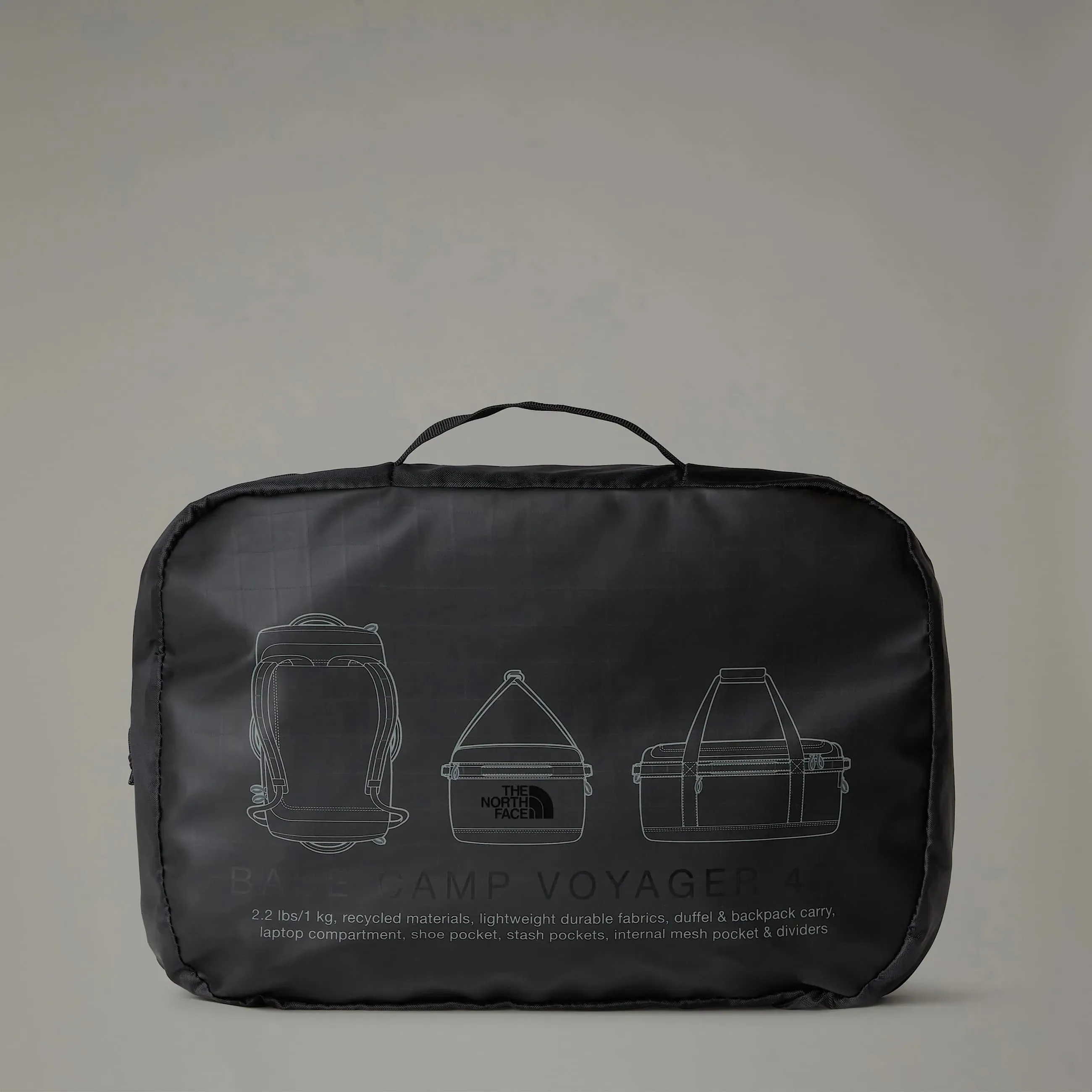 Bolsa Mochila THE NORTH FACE Base Camp Duffel Voyager 42L Black