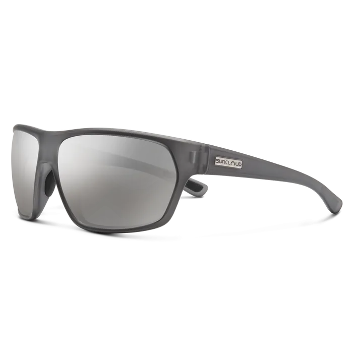Boone - Matte Silver Grey   Polarized Silver Mirror Lens