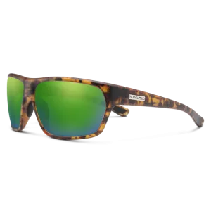 Boone - Matte Tortoise   Polarized Green Mirror Lens