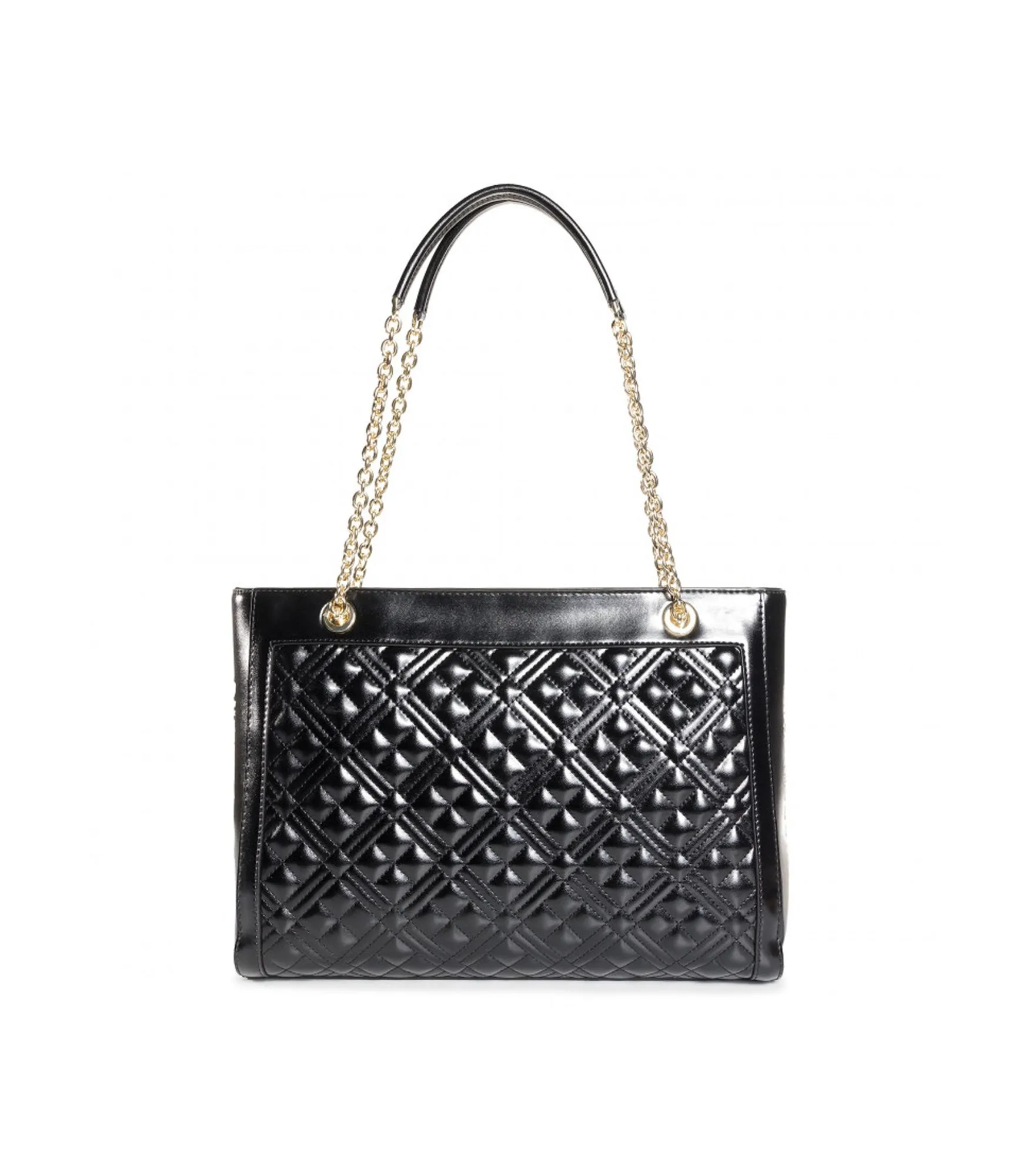 Borsa Quilted Nappa Pu - Nero