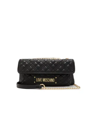 Borsa Quilted Pu - Nero/Galvanica Oro