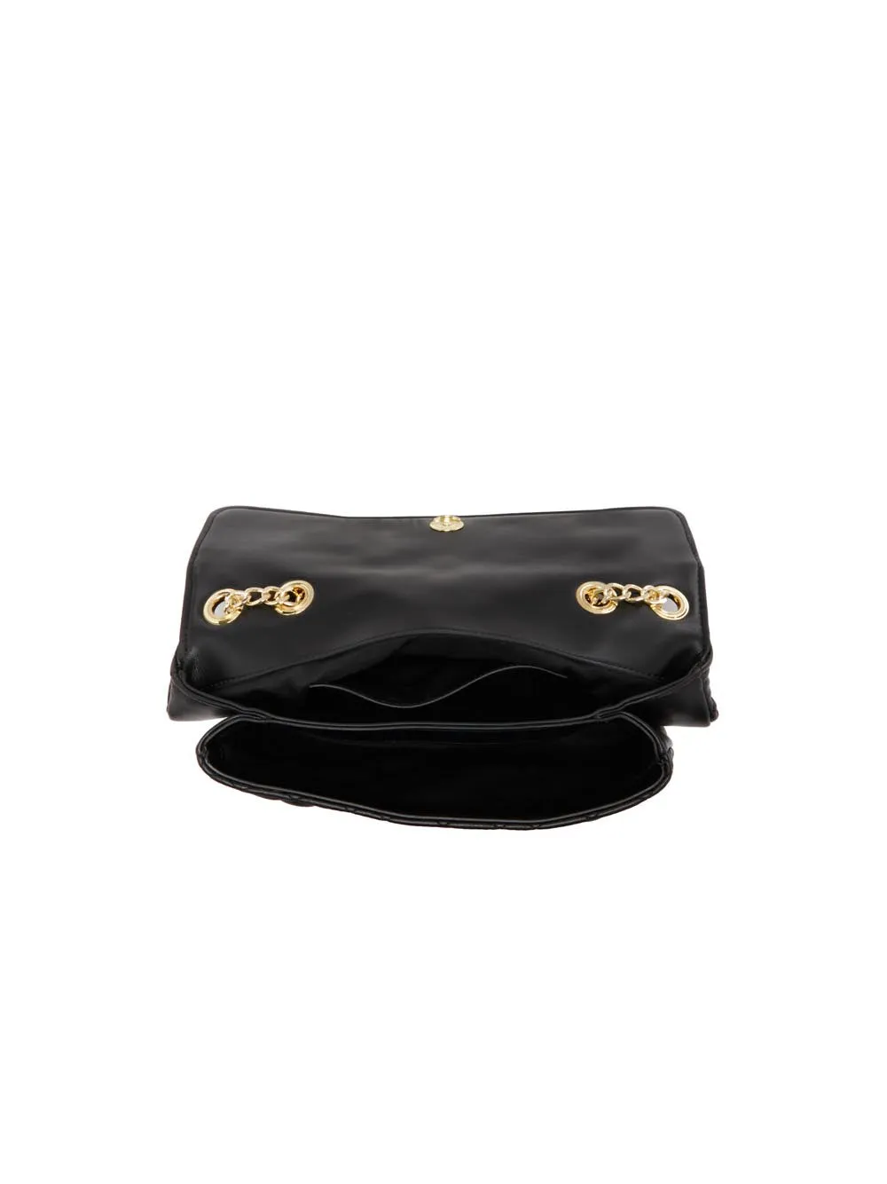 Borsa Quilted Pu - Nero/Galvanica Oro