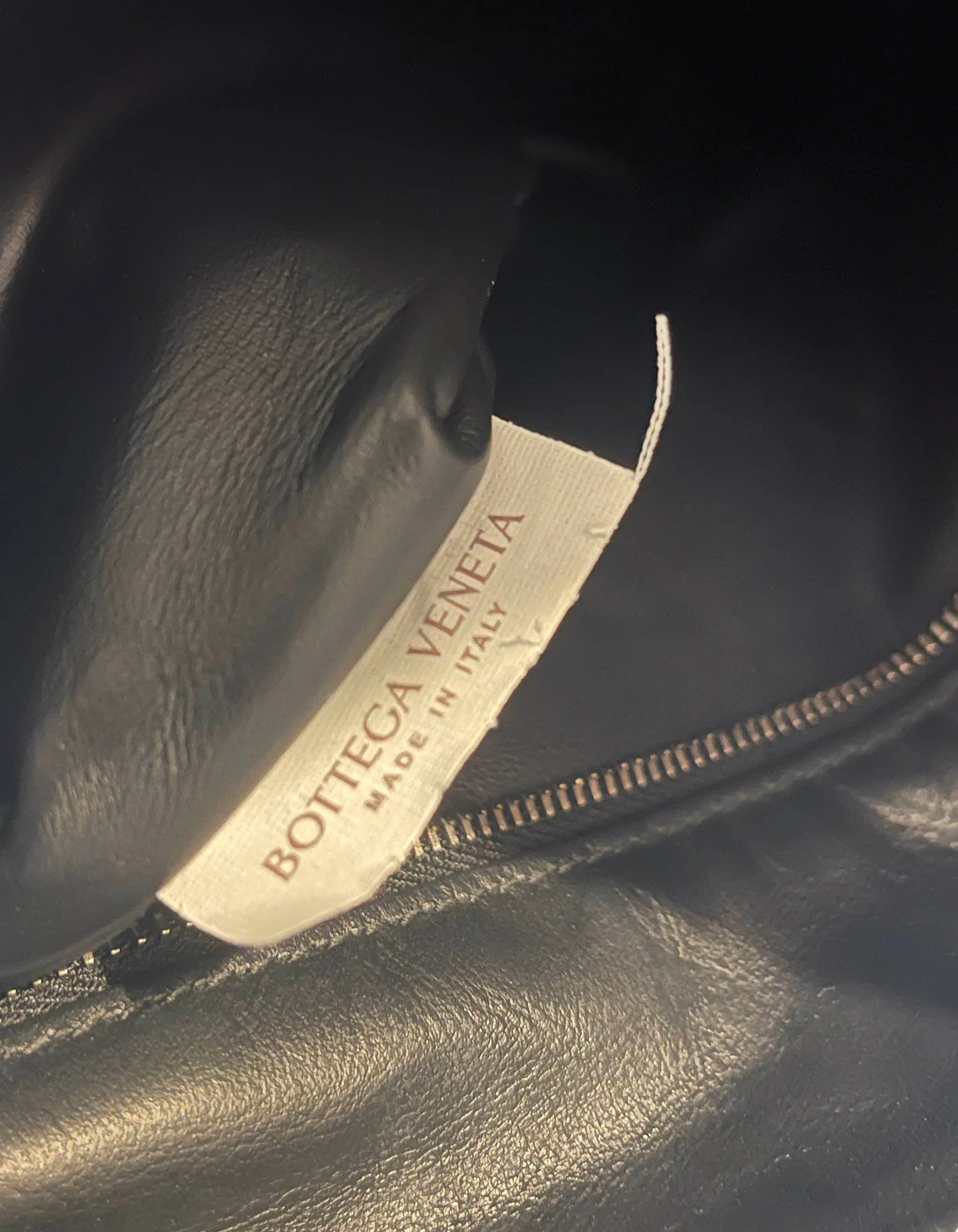 Bottega Veneta Black Leather Small Jodie Hobo Bag