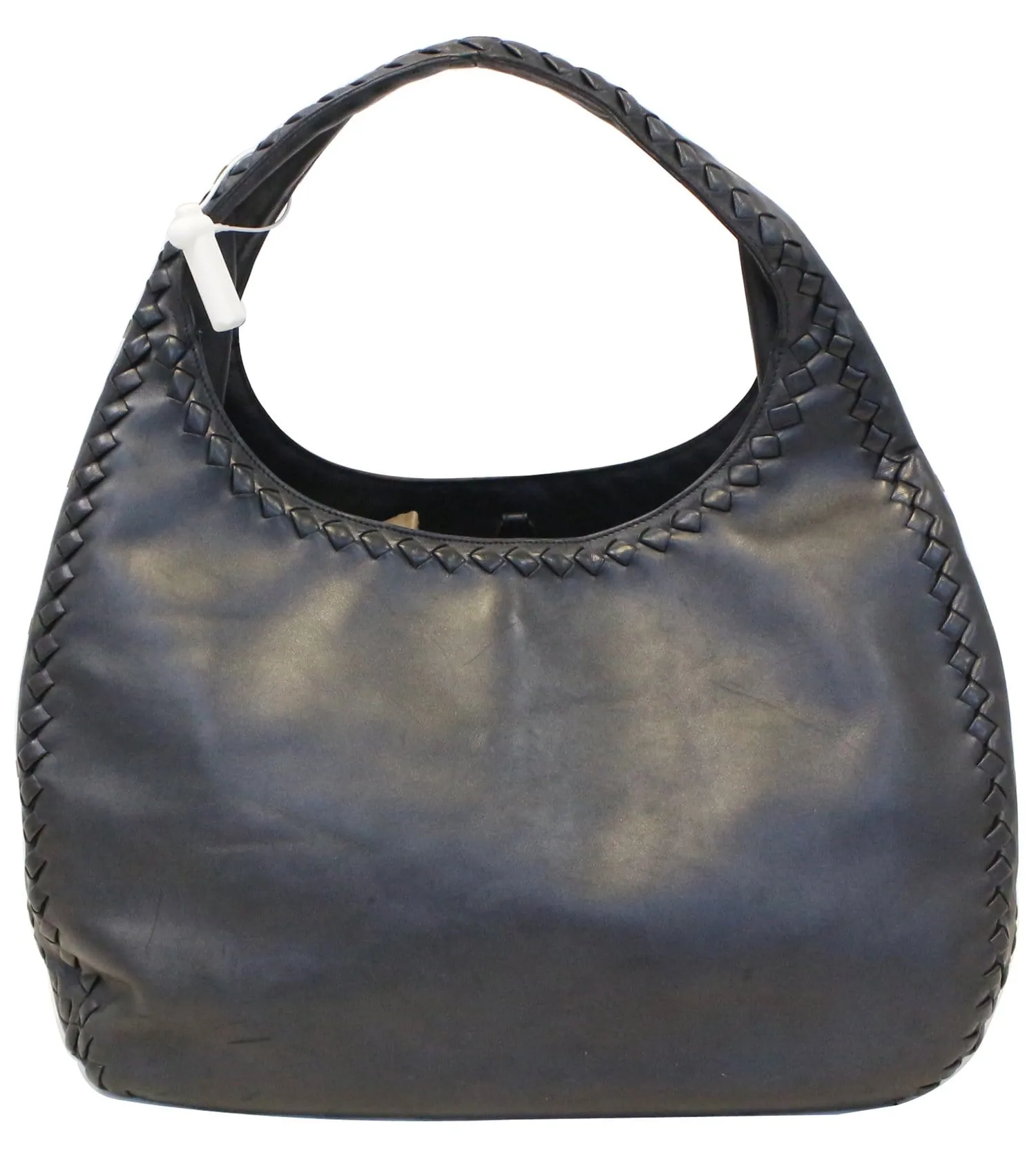 BOTTEGA VENETA Leather with Intrecciato Detail Medium Hobo