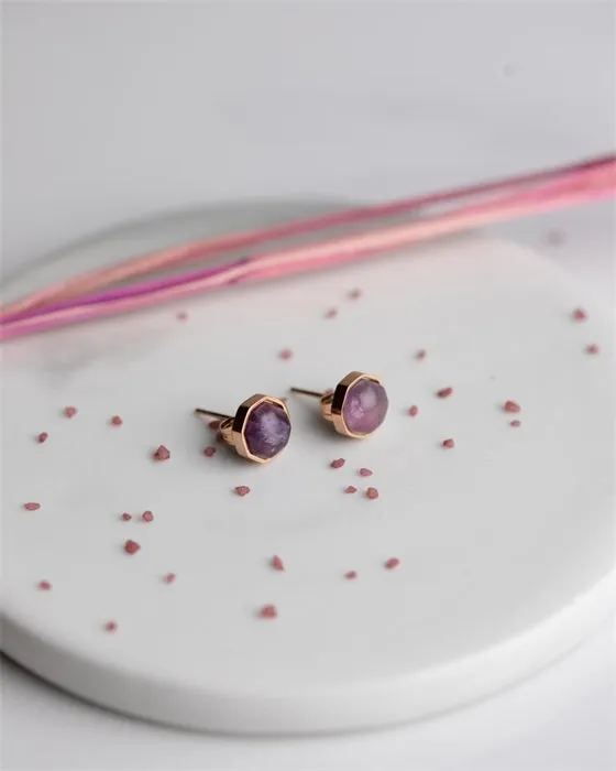 Boucles d'oreilles Didyma - Thalassa Violet (TH4)