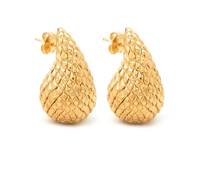 Boucles d'oreilles Giovanni Raspini - Serpent, Plaqué or (12034)