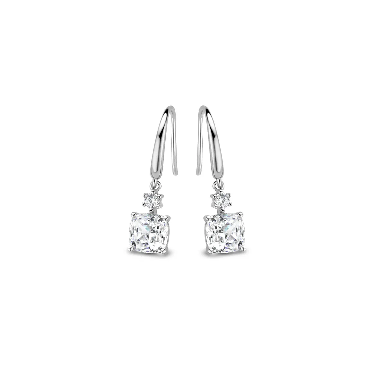 Boucles d'oreilles Naiomy - Argent et zircons (N2E53)