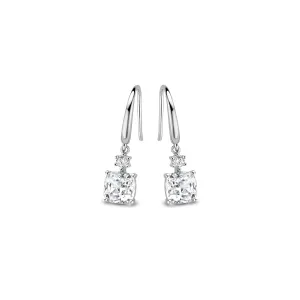 Boucles d'oreilles Naiomy - Argent et zircons (N2E53)
