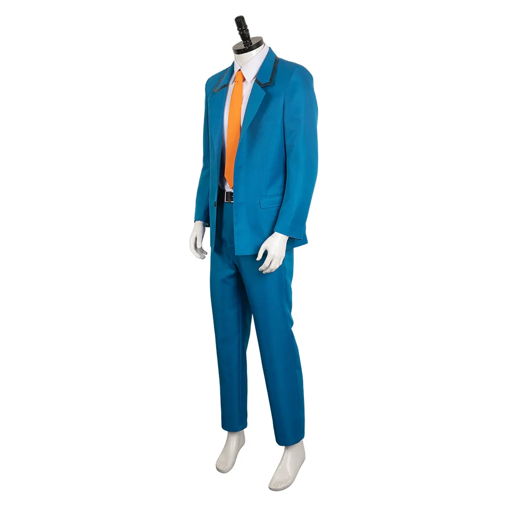 Boukyaku Battery Blue School Uniform Anime Cosplay Costume Outfits Halloween Carnival Suit