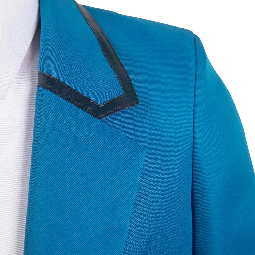 Boukyaku Battery Blue School Uniform Anime Cosplay Costume Outfits Halloween Carnival Suit