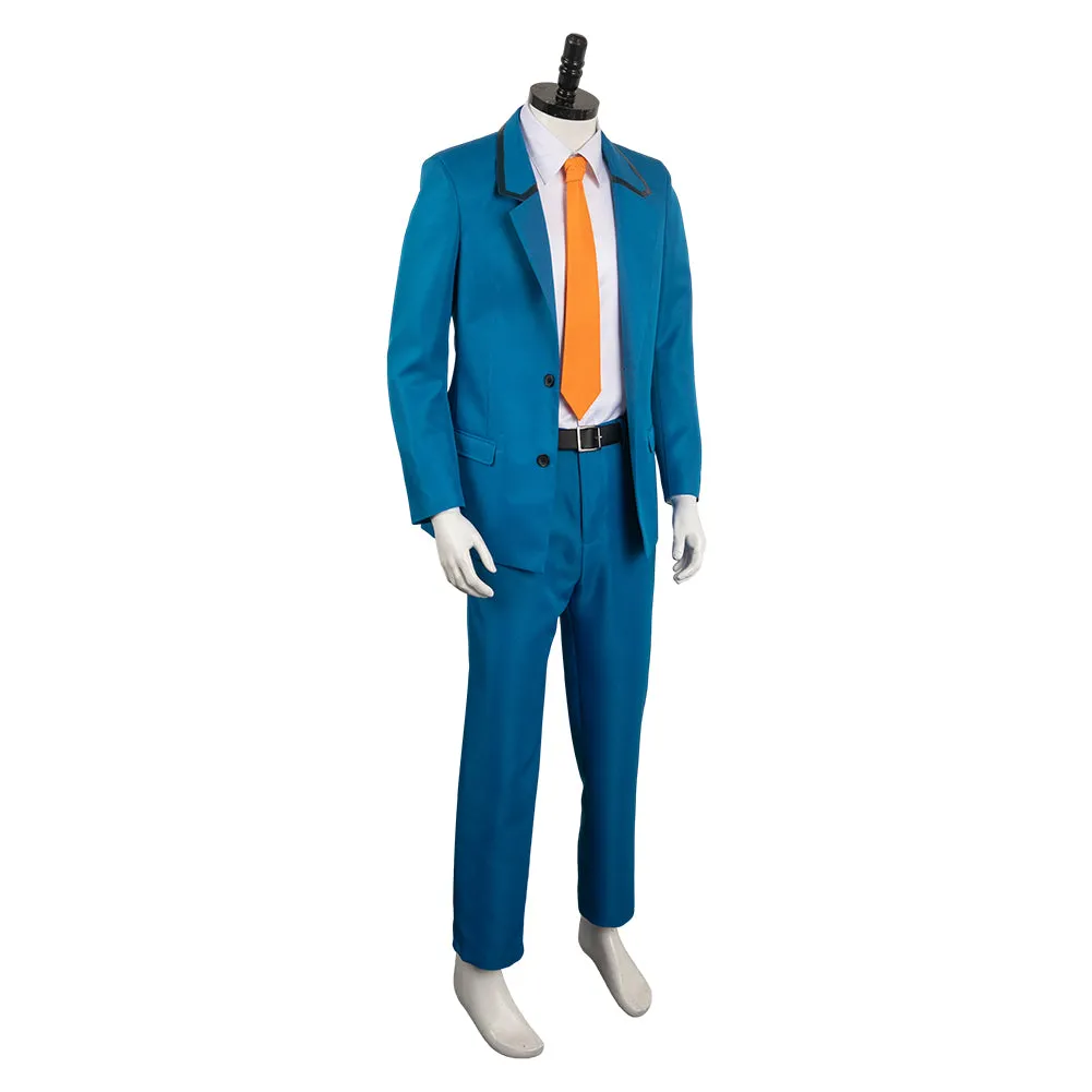 Boukyaku Battery Blue School Uniform Anime Cosplay Costume Outfits Halloween Carnival Suit